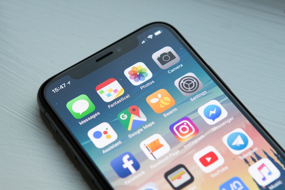 Mobile banking on smartphone